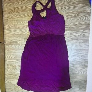 Anthropologie Left of Center Purple Sleeveless Dress